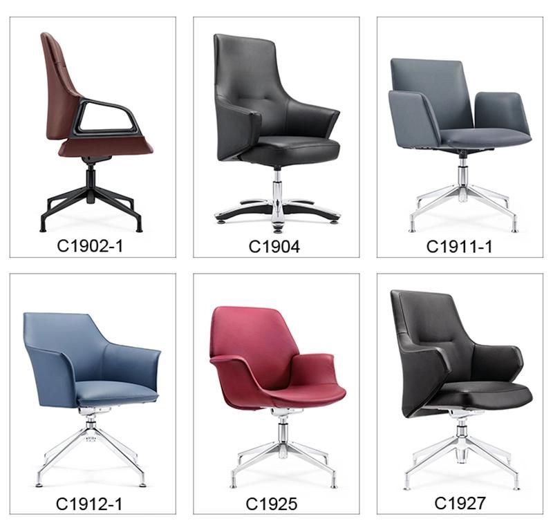 MID-Back Executive PU Leather Office Chair with Armrest