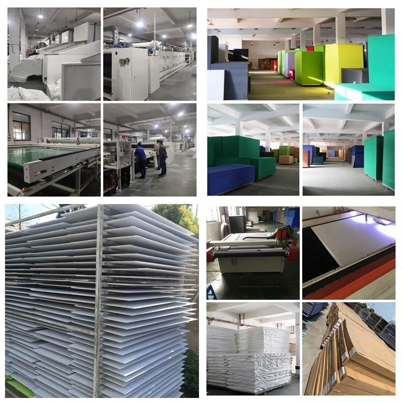 Eco Friendly Pet Polyester Soundproof Acoustic Movable Office Partition Wall