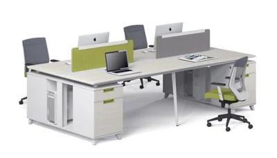 China Modern Design Cheap Price Staff Work Table in White Color