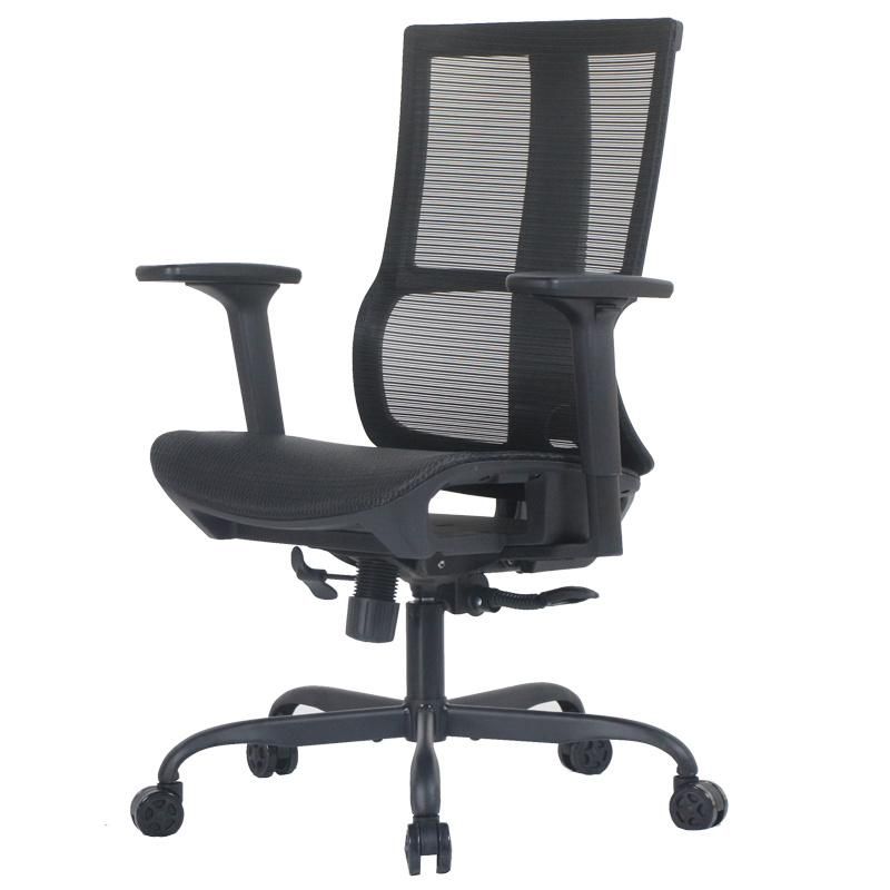 Ergonomic MID Back BIFMA Test Black Full Mesh Breathable Swivel Office Mesh Chair