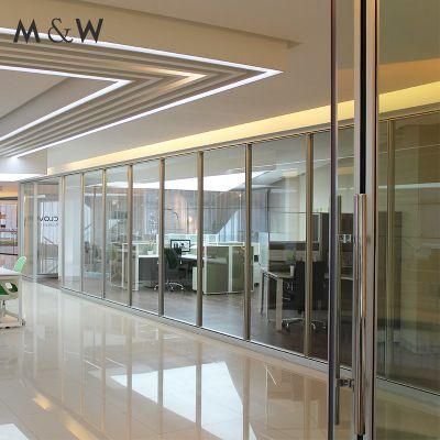 Modular Clear Morden Style Wall Room Design Glass Price Office Glass Wall Aluminium Office Partition
