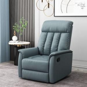 Blue Hot Selling Sofa Simple Style Living Room Recliner Functional Soft Sofa