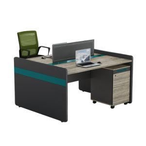 Melamine Board Modular 4 Seater Workstation Contemporary Work Stations Desk