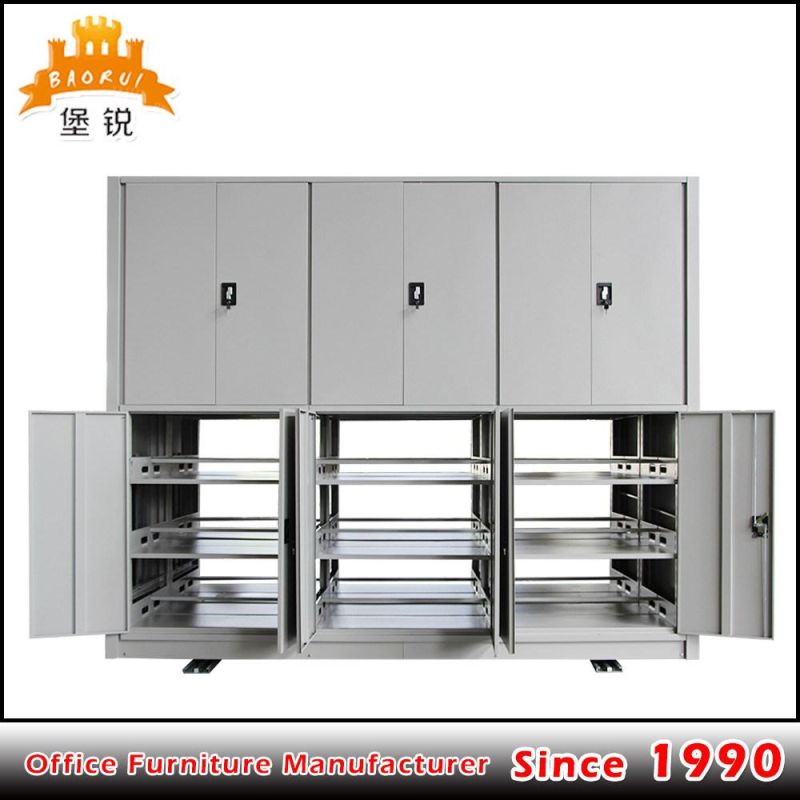 Steel Mass Compactor Mobile Shelving for Documents