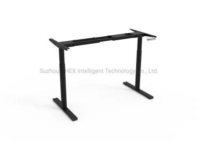 Ergonomic Computer Table Metal Steel Frame Height Adjustable Home Office Lifting Desk