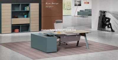 China Manufacturer Wholesale Boss, CEO, Manager Office Furniture L Shape Executive Table