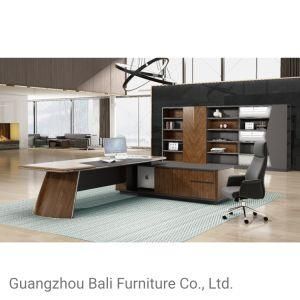Luxury Boss CEO Modern Office Furniture Table L Shaped Executive Office Desk (BL-WN91D2801)