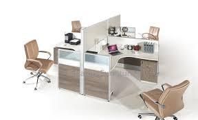 Factory Price Office Workstation L Shape Computer Desk with High Partition (CAS-W41218)