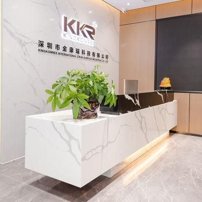 Artificial Stone Modern Furniture Reception Desk