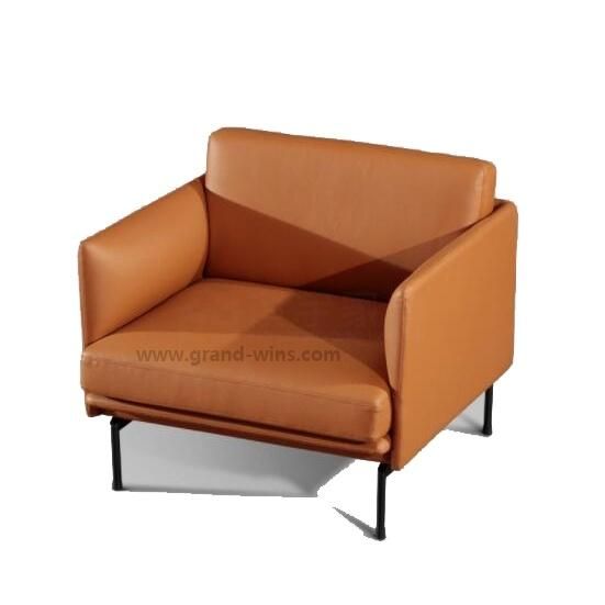 Modern Furniture Lounge Leather Couch Sofa for Drawing Room