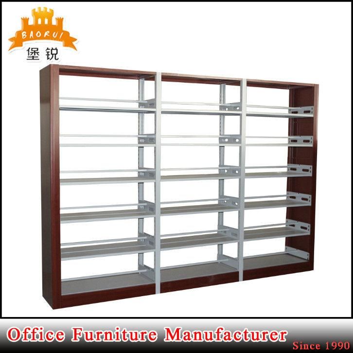 Fas-064 Two Side Cold Roll Steel Book Storage Rack Metal Library Book Shelf