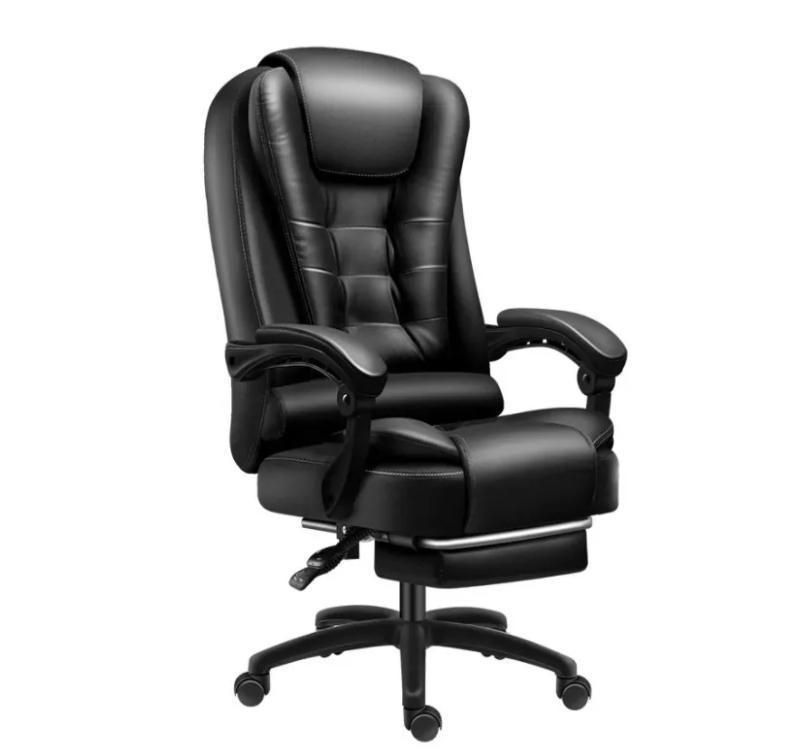 Office Chair Comfortable PU Leather Executive Chair Revolving Luxury High-Back Ergonomic Chair