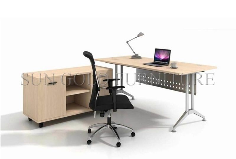 Hot Sale Modern Simple Boss Executive Desk with Steel Foot (SZ-OD017)