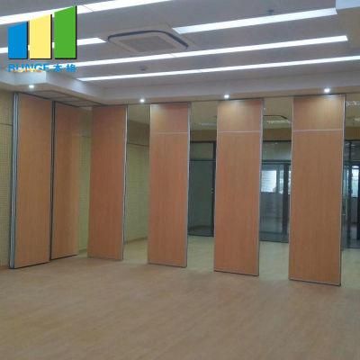 Conference Hall Foldable Sliding Partition Walls / Acoustic Movable Partition Wall Systems