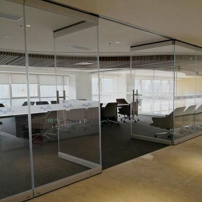 Folding Glass Walls for Duty-Free Store Frameless Folding Glass Doors