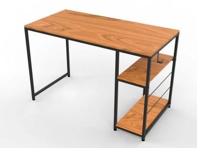 New Product Simple Modren Steel-Wood Home Office Computer Desk