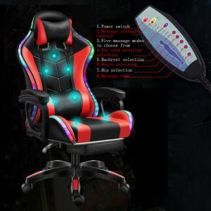 Massage Cadeira Gamer Recliner Gaming Racing Leather Ergonomic Office Chair