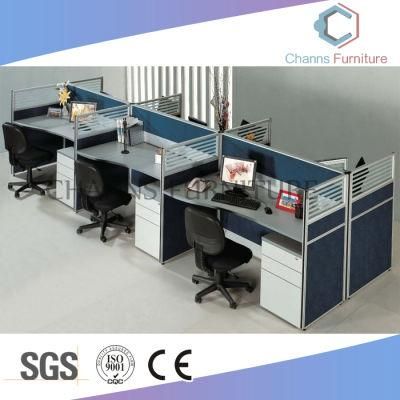 Modern Furniture Blue Office Workstation with Mobile Pedestal