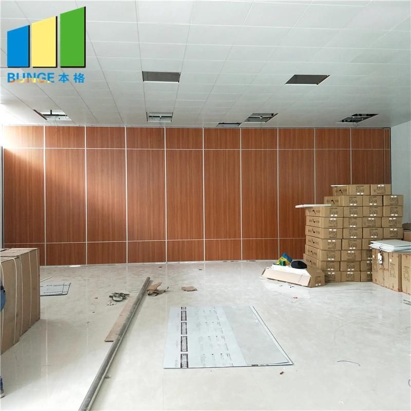 School Aluminum Frame Soundproof Melamine Wooden Panel Movable Partition Walls