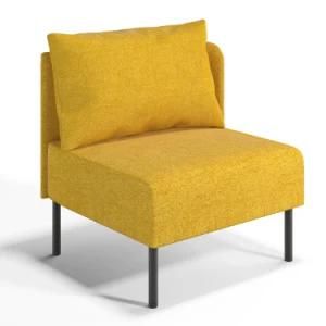 Latest Design Office Waiting Room Sofa White Fabric Sofa