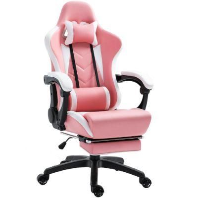 Big Backrest PU Leather Gaming Chair with Linkage Armrest
