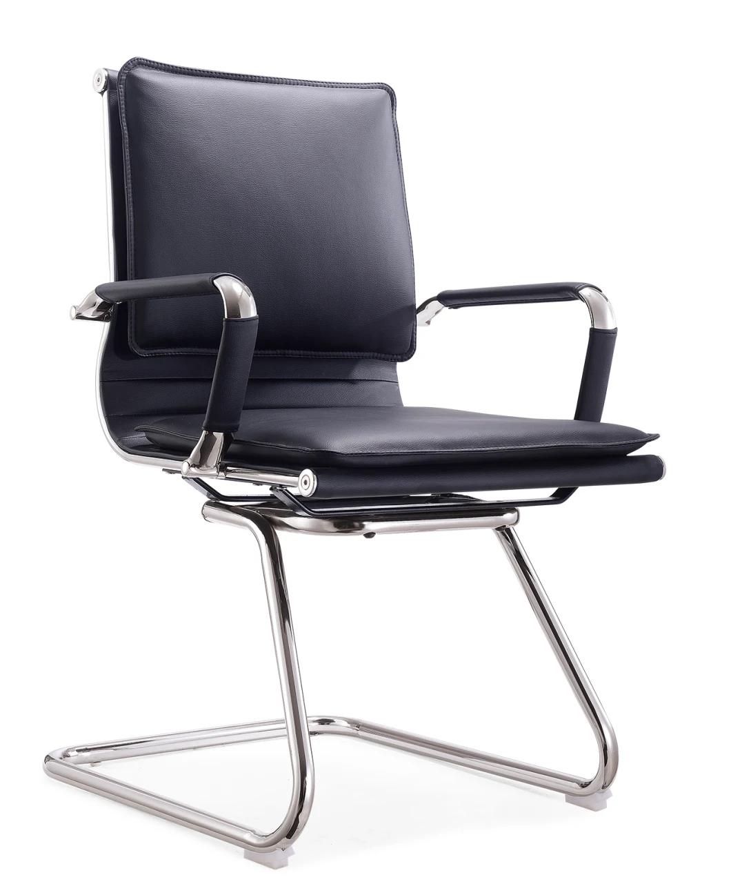 Factory Wholesale Metal Base Office Leather Staff Manager Computer Chairs