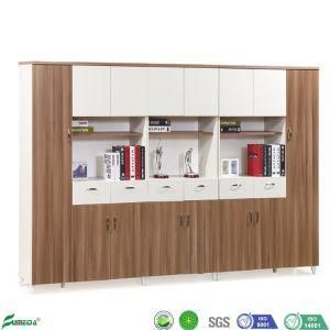 Home Living Manufacturer Panel Hotel Credenza Office Combination File Cabinets with Movable Bookshelf (AW16207)