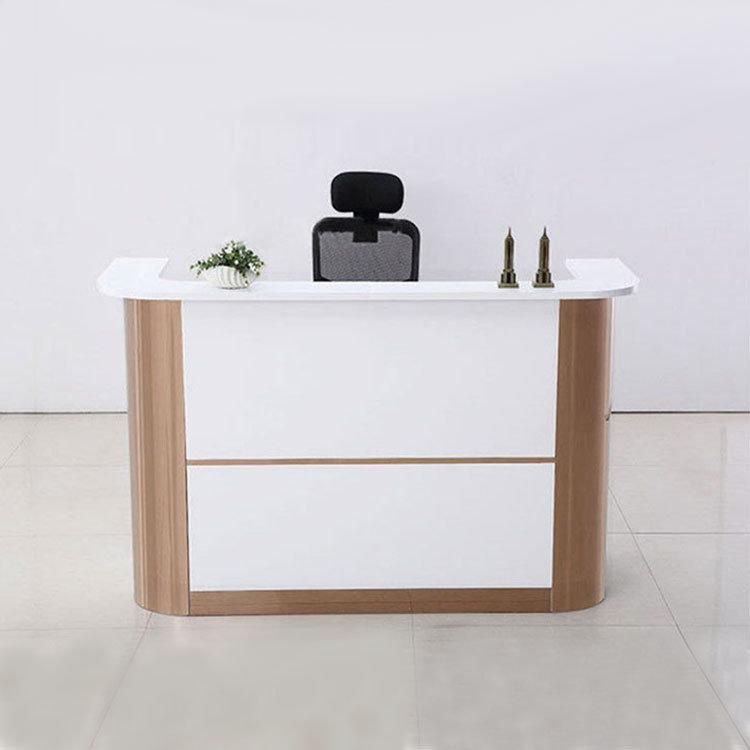 Hl-033 2021 Top Quality Mix Color Salon Reception Table Consult Table for Sale Cashier Desk Check-out Counter Checkstand