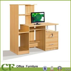 Big Lots Wooden Table Design Student Computer Desk with Bookshelf