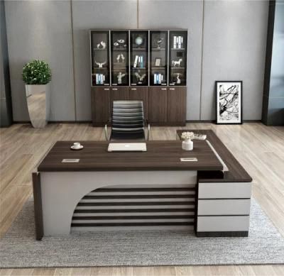 2021 New Model Office Furniture L Shape Management Office Furniture Desk Office Desk