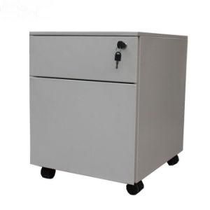 Assemble Structure Office Steel Furniture White 2 Drawer File Cabinet A3