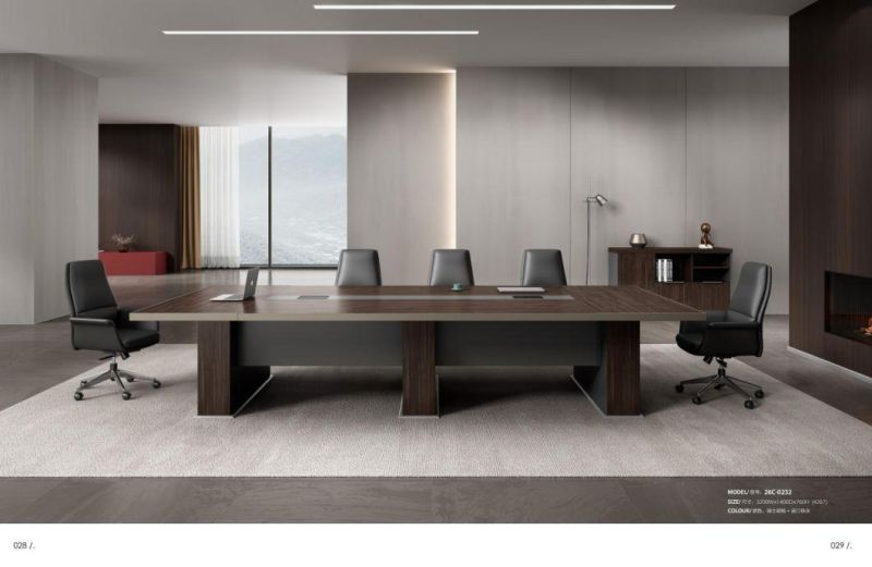 Luxury Chinese Modern Boss Director Wooden Executive Office Table