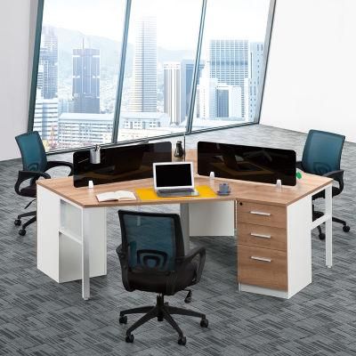 3 Seater Factory Direct Sale Office Furniture Table Desk China Partiton Cubicle Call Center Workstation