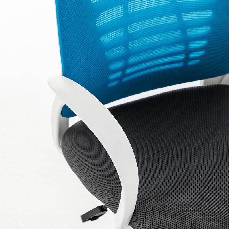 Office Furniture Adjustable Ergonomic Cheap Blue Office Swivel Chair