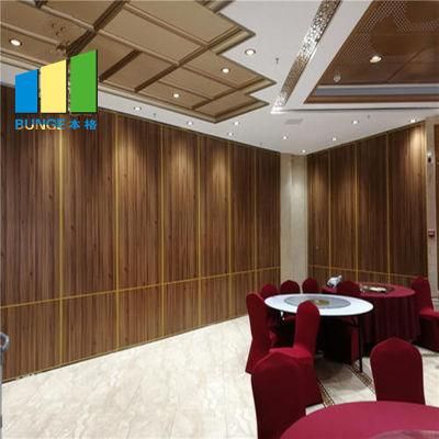 Hotel Acoustic Movable Walls Sliding Folding Door Partitions