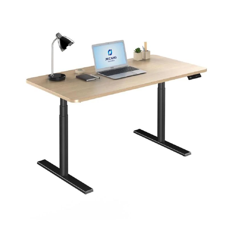 Jiecang Ergonomic Standup Height Adjustable Electric Standing Computer Lifting Office Table with Dual Motor