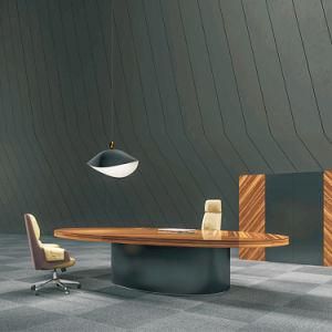 Fashion Style Small Working Veneer Conference Desk