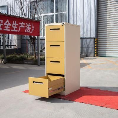 Metal Steel 4 Drawer Modern Office Cabinet
