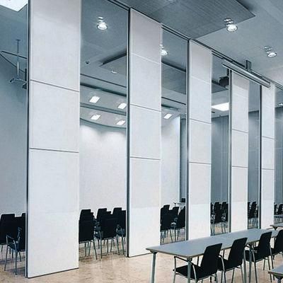 Fabric Soundproof Aluminum Track Channel Folding Movable Operable Partition Walls