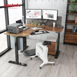 Loctek Et223L (ib) Office Furniture 90-Degree L-Shaped Office Height Adjustable Standing Computer Desk Frame