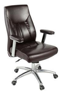 Italy Design Office Furniture MID Back Leather Rotation Home Office Chair (LSP-M004)