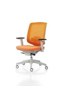 Mesh High Back Fabric Seat Office Chair Adjusted Armrest Lumbar Design