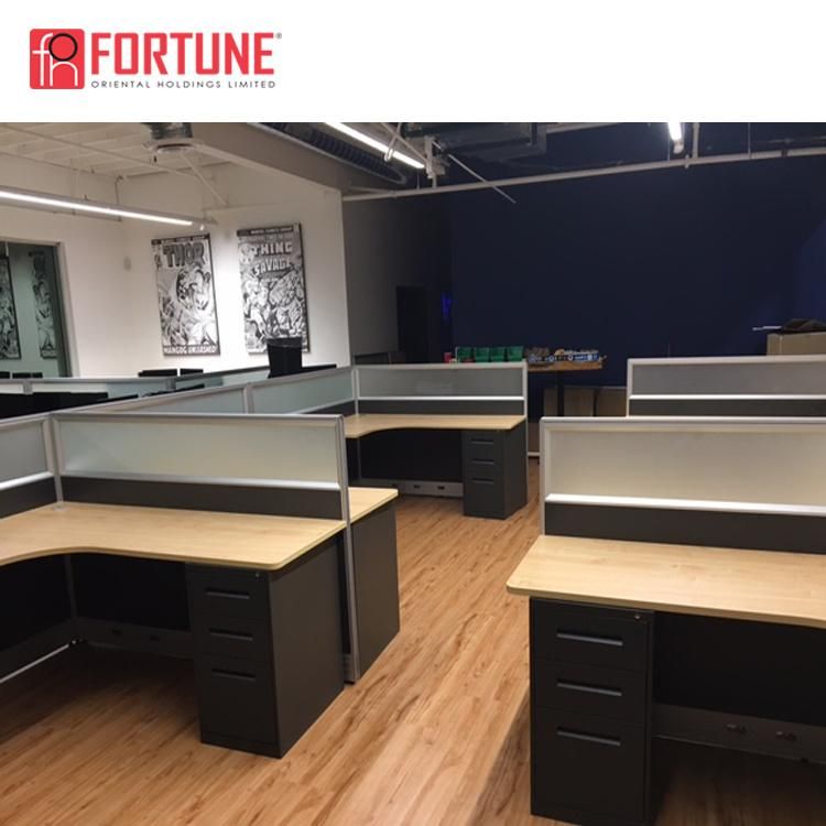Modern Company Office 4 Person 6 Person Partition Workstation Office Staff Workstation Modular