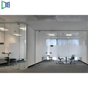 Single Glass Wall Aluminium Office Partition, Frameless Glass Partitions, Commercial Framing Office Partition