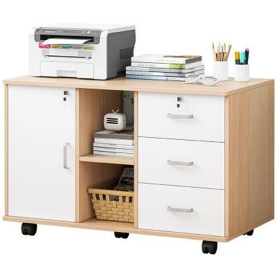 Office File Cabinet with Lock Drawer Storage Removable Storage Cabinet 0151