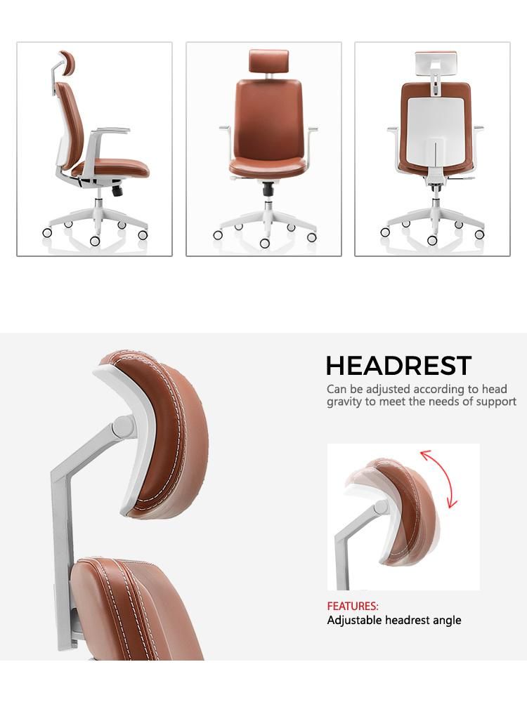 Factory Directly Big Tall Manager Swivel Leather PU Office Chair Ergomic Executive Chair