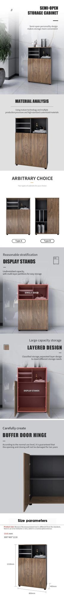 Factory Good Price Office Furniture Storage Cabinet Cupboard