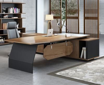 Competitive Office Executive L-Shape Manager Table for Office Room