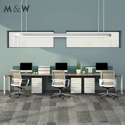 3 Seater Office Table Desk Modern Office Furniture Workstation