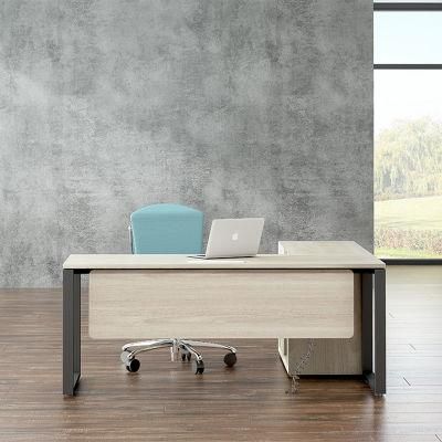 High Quality Office Furniture Standard Wooden Manager CEO L Shape MDF Contemporary Office Executive Desk